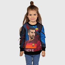 Свитшот детский Henrikh Mkhitaryan Roma, цвет: 3D-черный — фото 2