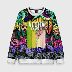 Детский свитшот АЛОХА ГАВАЙИ ALOHA HAWAII