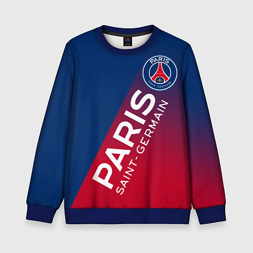 Детский свитшот ФК ПСЖ PARIS SAINT GERMAIN / 3D-Синий – фото 1