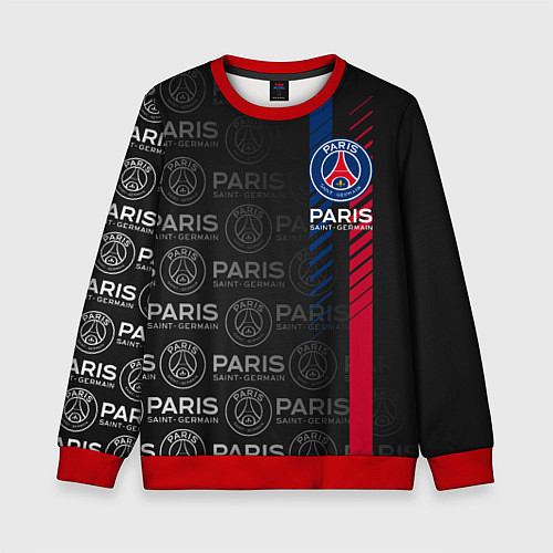 Детский свитшот ФК ПСЖ PARIS SAINT GERMAIN / 3D-Красный – фото 1