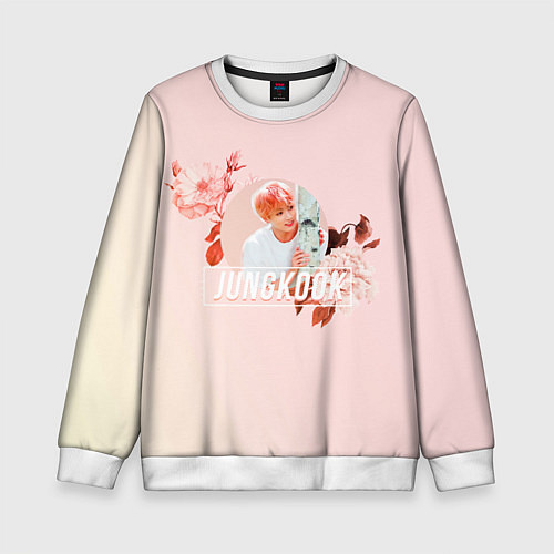 Детский свитшот Чон Чонгук / 3D-Белый – фото 1