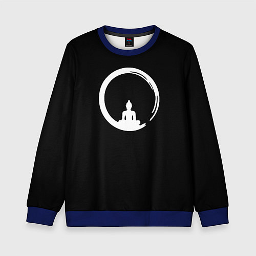 Детский свитшот Zen Comprehension / 3D-Синий – фото 1
