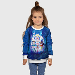 Свитшот детский Вечная Сейлор Мун Netflix 2021, цвет: 3D-белый — фото 2