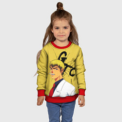 Свитшот детский Крутой учитель Онидзука, цвет: 3D-красный — фото 2