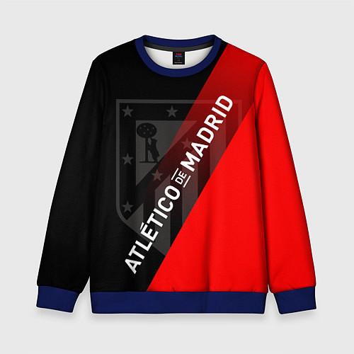 Детский свитшот АТЛЕТИКО МАДРИД ATLETICO / 3D-Синий – фото 1