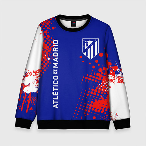 Детский свитшот ATLETICO DE MADRID АТЛЕТИКО / 3D-Черный – фото 1