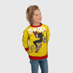 Свитшот детский SK8 the Infinity, Реки Кян, цвет: 3D-красный — фото 2