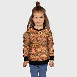 Свитшот детский Осеннее листопад, цвет: 3D-черный — фото 2