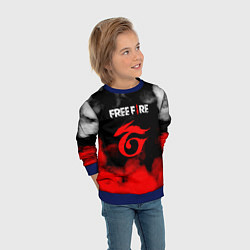 Свитшот детский Free Fire ? Фри Фаер, цвет: 3D-синий — фото 2