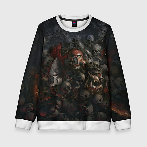 Детский свитшот Warhammer / 3D-Белый – фото 1