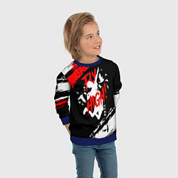 Свитшот детский FLY HIGH! Haikyu!!, цвет: 3D-синий — фото 2