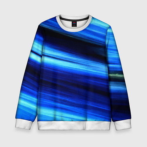 Детский свитшот Морской / 3D-Белый – фото 1