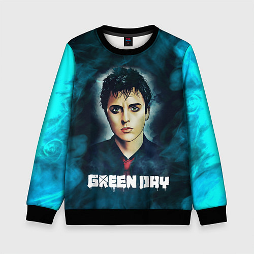 Детский свитшот Billie GreenDay ГринДай Z / 3D-Черный – фото 1