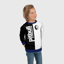 Свитшот детский PITBULL SYNDICATE ПИТБУЛЬ, цвет: 3D-синий — фото 2