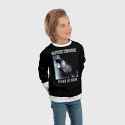 Свитшот детский Наутилус Помпилиус ЧЕЛОВЕК БЕЗ ИМЕНИ, цвет: 3D-белый — фото 2