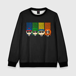 Свитшот детский South park FBI, цвет: 3D-черный
