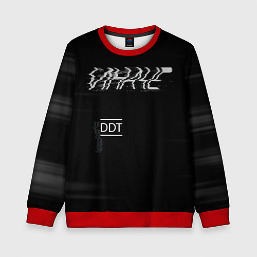 Детский свитшот ИНАЧЕ DDT / 3D-Красный – фото 1