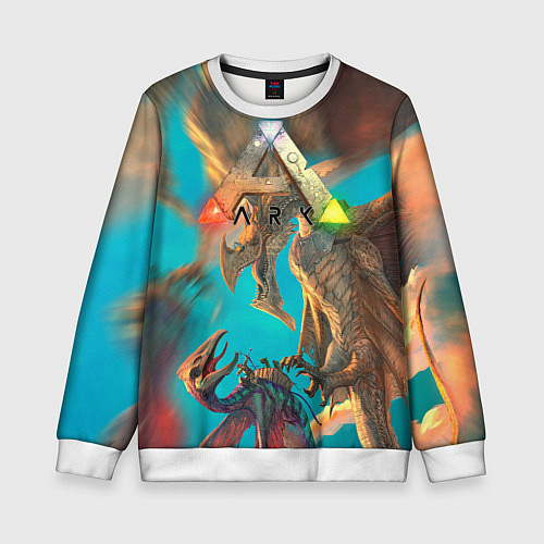 Детский свитшот Ark Survival АРК СУРВИВАЛ Z / 3D-Белый – фото 1