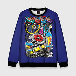 Свитшот детский Gas Garage, цвет: 3D-черный