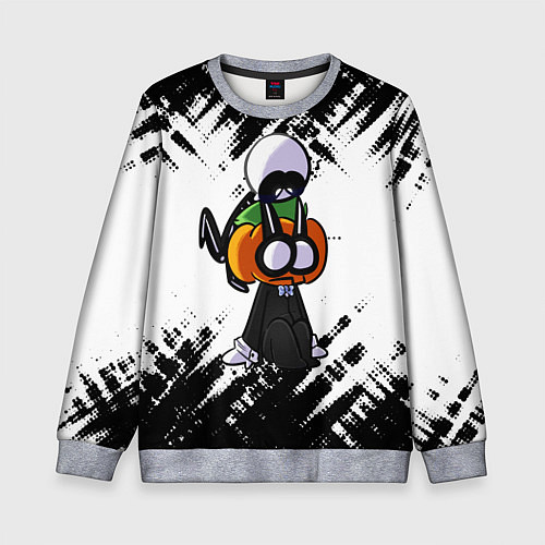 Детский свитшот Скид и Памп FNF / 3D-Меланж – фото 1