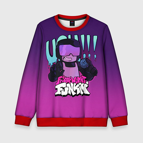 Детский свитшот Сержант Джон Капитан / 3D-Красный – фото 1