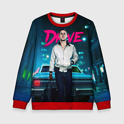 Свитшот детский Райан Гослинг Драйв, цвет: 3D-красный