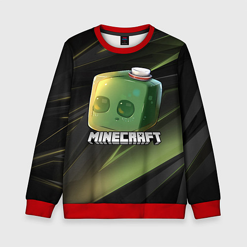 Детский свитшот MINECRAFT МАЙНКРАФТ Z / 3D-Красный – фото 1