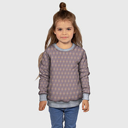 Свитшот детский Тонкие ромбы, цвет: 3D-меланж — фото 2