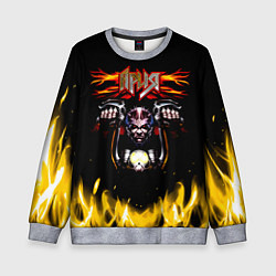 Свитшот детский Ария - Герой асфальта, цвет: 3D-меланж