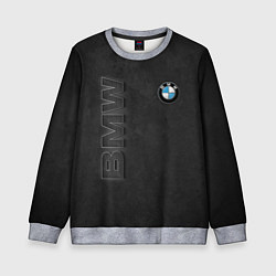 Свитшот детский BMW LOGO AND INSCRIPTION, цвет: 3D-меланж