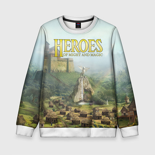 Детский свитшот Оплот Heroes of Might and Magic 3 Z / 3D-Белый – фото 1