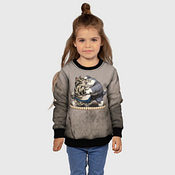 Свитшот детский Сумоисты, цвет: 3D-черный — фото 2