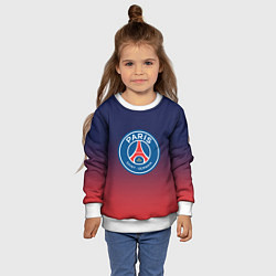 Свитшот детский PSG ПСЖ PARIS SAINT GERMAIN, цвет: 3D-белый — фото 2