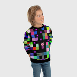 Свитшот детский Arcade Pig, цвет: 3D-черный — фото 2
