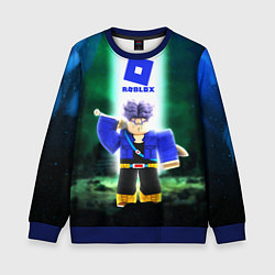 Свитшот детский DRAGONBALL ROBLOX РОБЛОКС Z, цвет: 3D-синий