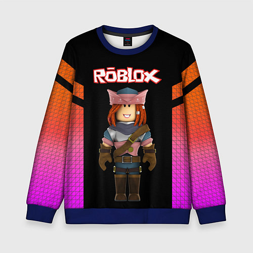 Детский свитшот ROBLOX РОБЛОКС Z / 3D-Синий – фото 1