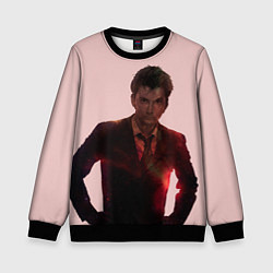 Свитшот детский David Tennant, цвет: 3D-черный