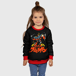Свитшот детский Гуррен-Лаганн, цвет: 3D-красный — фото 2