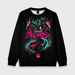 Свитшот детский Гуррен-Лаганн, цвет: 3D-черный