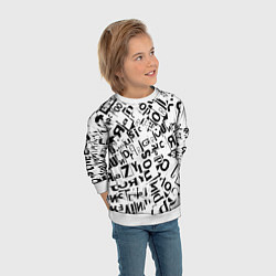 Свитшот детский UNDER WHITE, цвет: 3D-белый — фото 2
