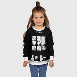 Свитшот детский Мицуя Такаши Токийские reveng, цвет: 3D-белый — фото 2