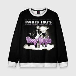 Свитшот детский Deep Purple - Paris 1975, цвет: 3D-белый