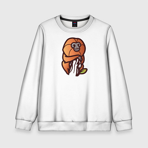 Детский свитшот Обезъяна / 3D-Белый – фото 1