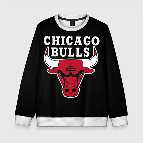 Детский свитшот B C Chicago Bulls / 3D-Белый – фото 1