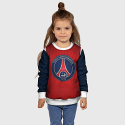 Свитшот детский Paris Saint-Germain, цвет: 3D-белый — фото 2