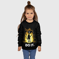 Свитшот детский Чертенок Do it, цвет: 3D-черный — фото 2