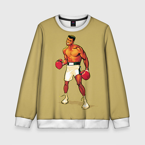 Детский свитшот Ali art / 3D-Белый – фото 1