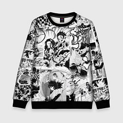 Детский свитшот Клинок, рассекающий демонов, МАНГА