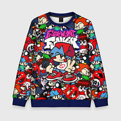 Детский свитшот FRIDAY NIGHT FUNKIN ВСЕ ПЕРСОНАЖИ