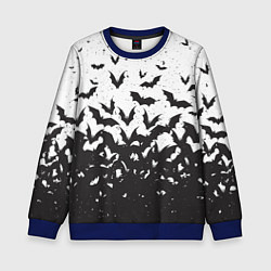 Свитшот детский Летучие кровососы, цвет: 3D-синий